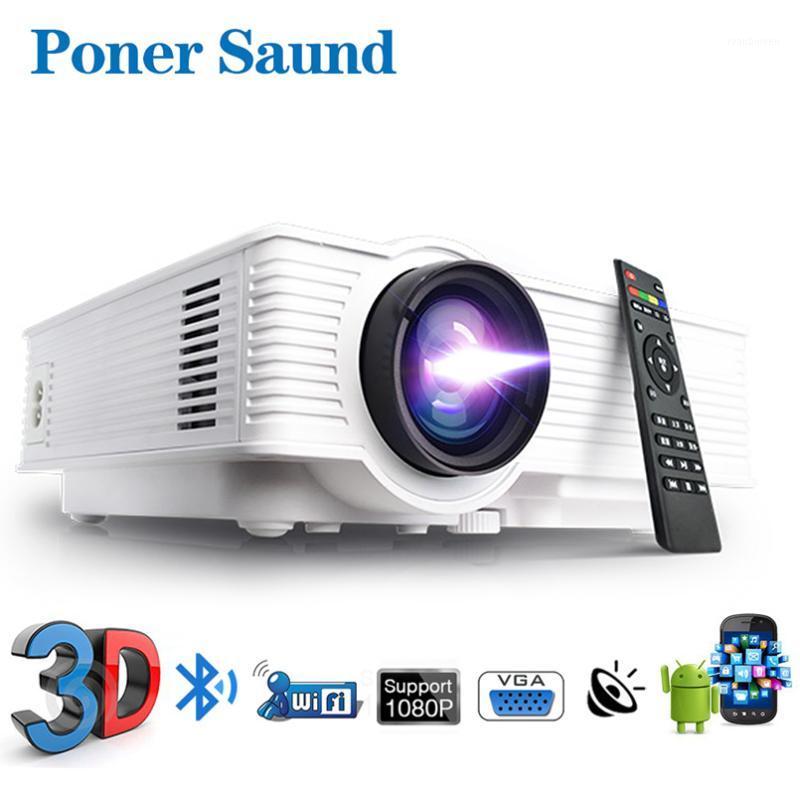 

Projectors Poner Saund Projector 3D Android Portable Mini For Iphone Full HD 1080p Video 4k Smart Home Theater1