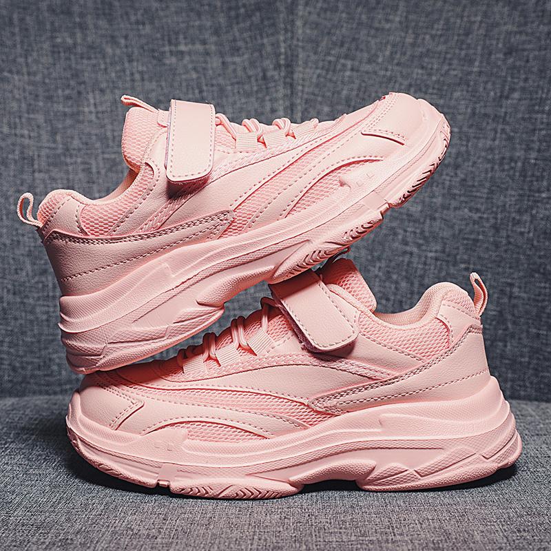 

Kids Fashion Sneakers for Boys Girls Mesh Tennis Shoes Breathable Sports Running Shoes Lightweight Children Casual Walking, Black