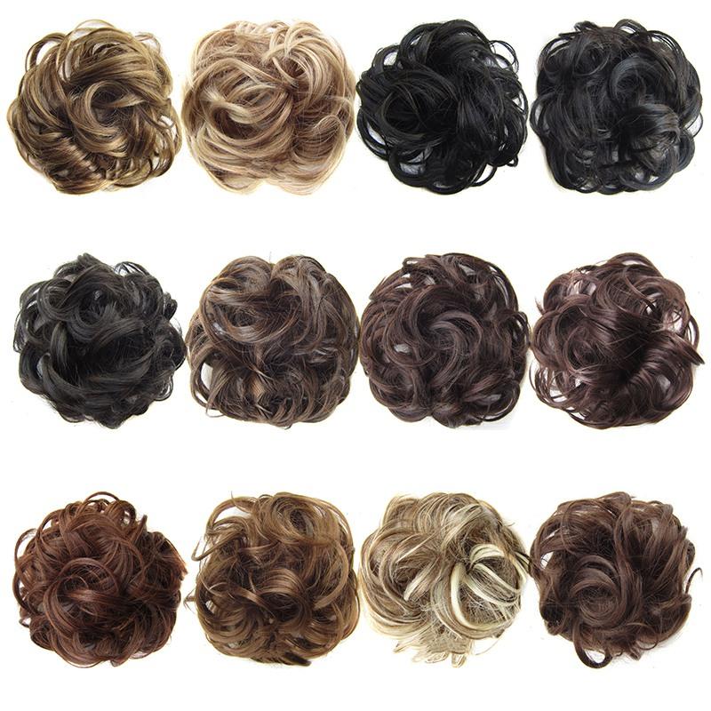 

Women Girls High Temperature Filament Elastic Wave Curly Synthetic Hairpieces Wrap Hair Accessories