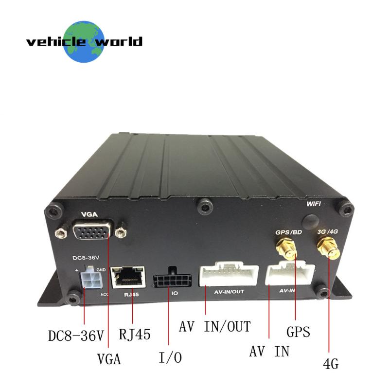 

GPS 3G 4G 2.0MP AHD 1080P HDD SD Card 8Channels Vehicle Car Taxi Trailer Truck School Bus Mobile DVR