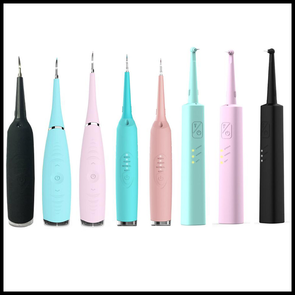

EPACK New 1 2 3 Modes Electric Dental Scaler Sonic Silicone Tooth Cleaner Rechargeable Usb Tooth Calculus Remover Stains Tartar