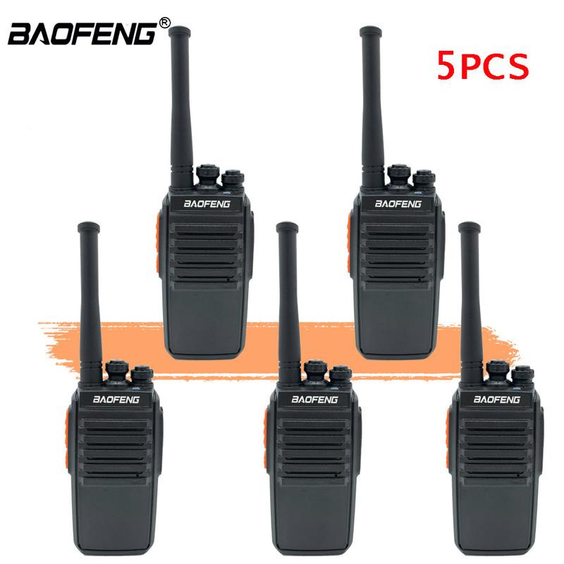 

5PCS Baofeng A BUON MERATO SENSA FILI ham radio walkie-talkie BF-E50 UHF 400-470MHZ radio station E50 5W 10km long distance