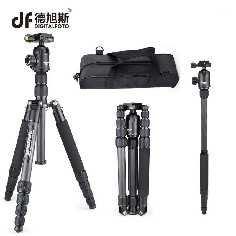 

DIGITALTOFO RT50C 12KG bear carbon fiber professional camera tripod DSLR monopod stand for Canon Nikon shooting photographer1