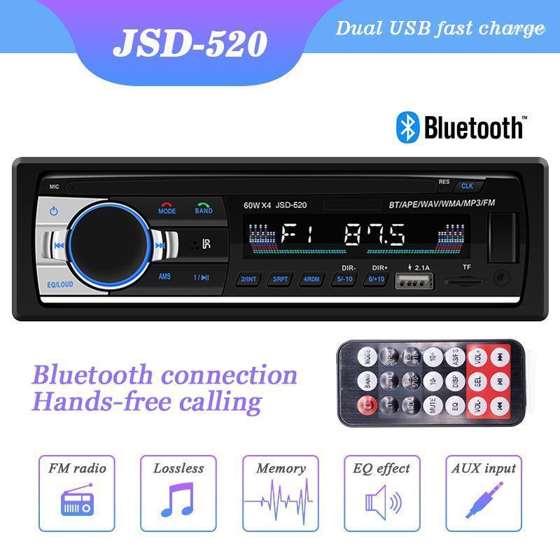 

Car Audio 12V Dual Usb Stereo FM Radio MP3 Player Support Bluetooth Phone With USB/SD MMC Port Electronics In-Dash 1 DIN1