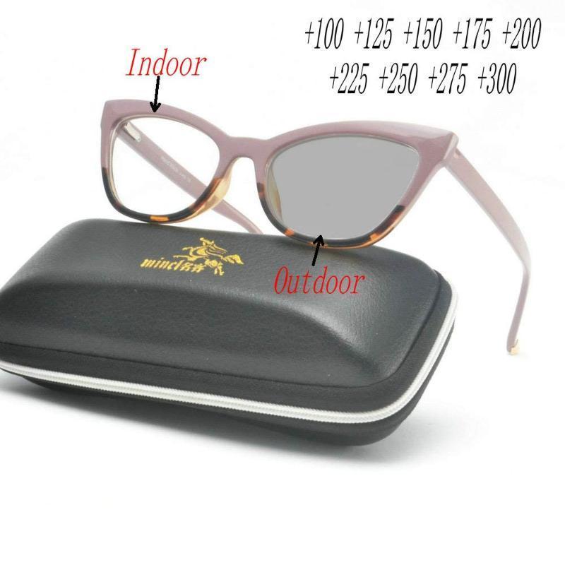 

leoaprd Titanium Frame Multifocal Freeform Progressive Lenses Male Female Transition Sun Photochromic Reading Glasses FML1