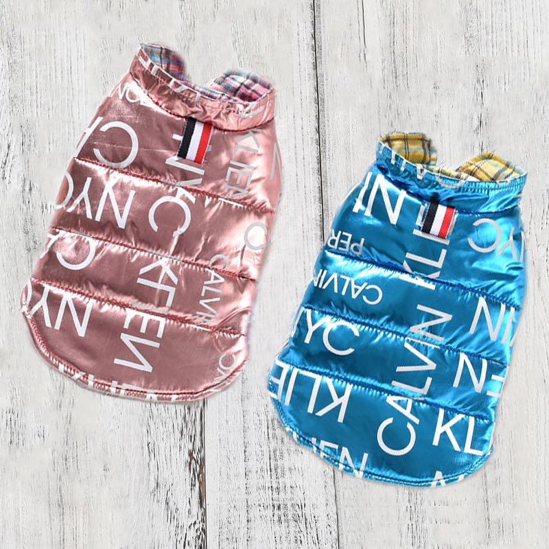 

Waterproof Dog Vest Reversible Wear Small Dog Jacket Winter Chihuahua Clothing Warm Pet Clothes For Small Dogs Cats, White