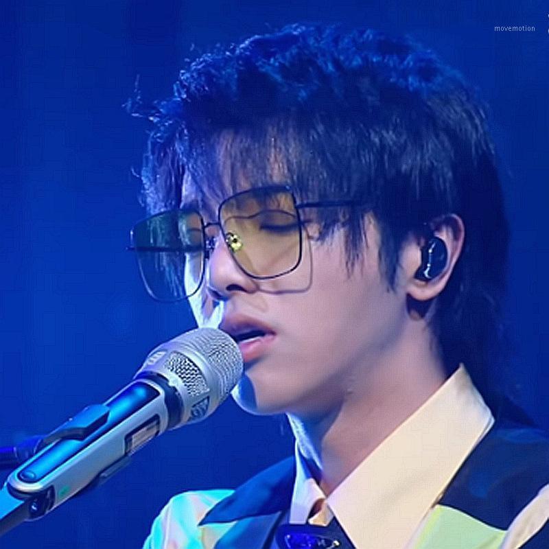 

2020 Anti-Reflective Glasses New Square Metal Women Sunglasses Fashion Brands Design Green Mirror Men Sun Glasses Uv4001