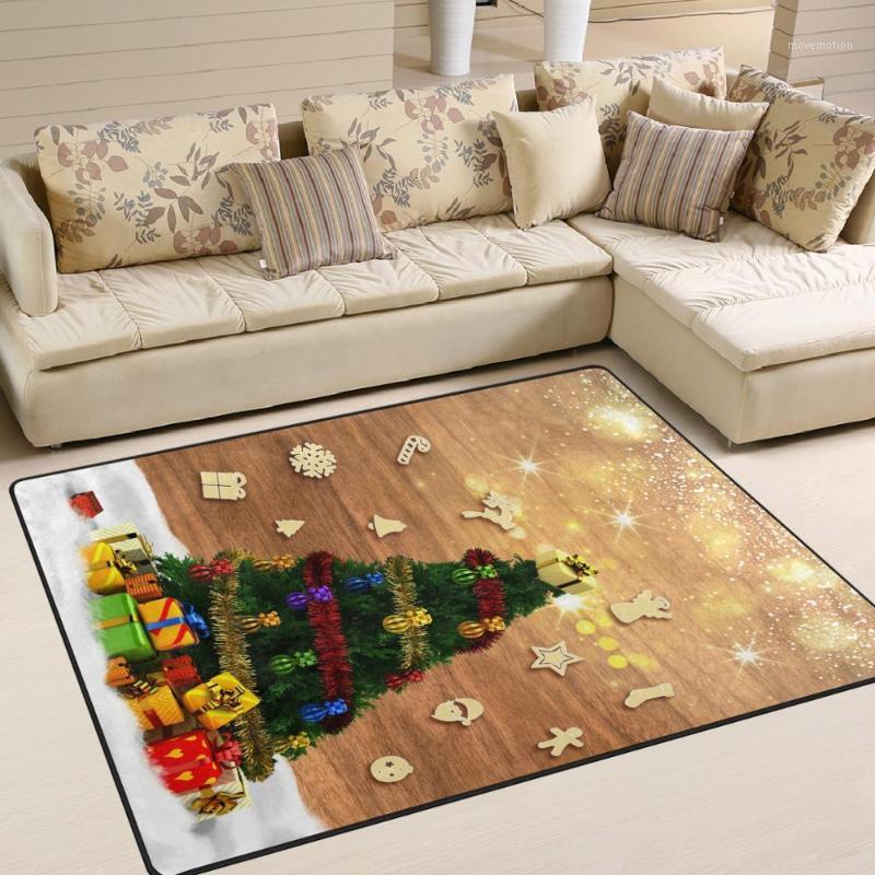 

Merry Christmas Tree Carpet For Bedroom Decoration Anti-slip Play Floor Mat Xmas Rug for Living Room1, Item 1