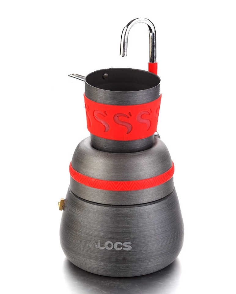 

ALOCS 350ml Outdoor camping hiking ourdoor coffee stove coffee maker travel use portable pot