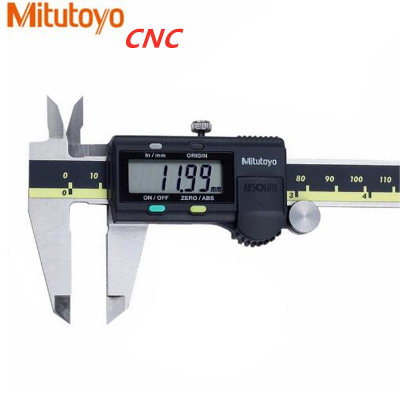 

Mitutoyo CNC Caliper Absolute 500-196-30 Digital Calipers Stainless Steel Inch/Metric 8" 0-200mm Range -0.001" Accuracy 0.0005
