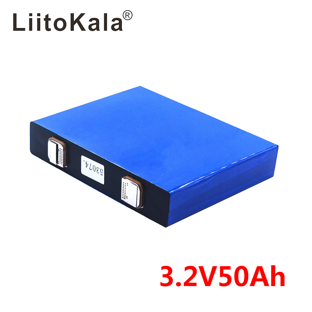 

LiitoKala 3.2v 50Ah lifepo4 cells 3.2v lifepo4 lithium batteries for electric bike battery pack solar energy system 3.2v 50ah lifepo4