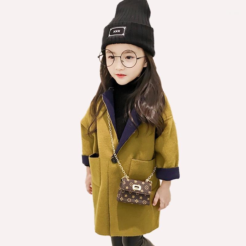 

New Children Jacket Girls 4-12 old Autumn Winter Kids Coat Baby Jacket 9NT00201, As pic