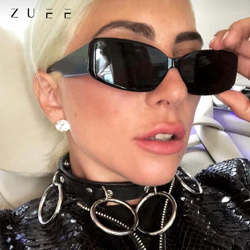 

ZUEE Jelly sunglasses Fashion Sunglasses Women Brand Designer Retro Rectangular Female UV4001