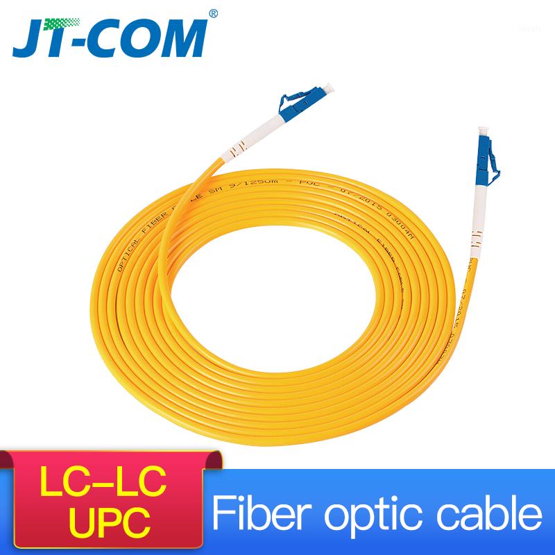 

LC UPC to LC UPC Simplex 2.0mm 3.0mm PVC Single Mode Fiber Patch Cable Fiber Optic Patch Cord1
