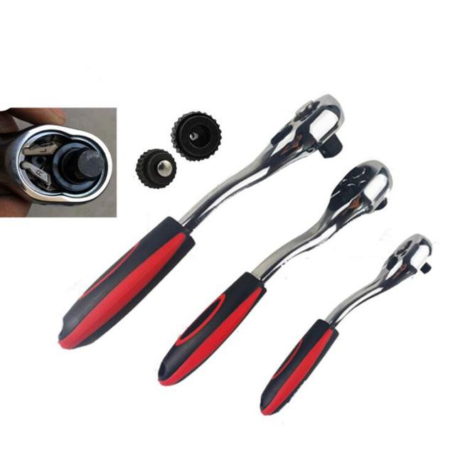 

HOT Key Ratchet High Torque Ratchet Wrench For Socket 72 Teeth Quick Release Square Head Spanner Socket Drive Spanners Hand