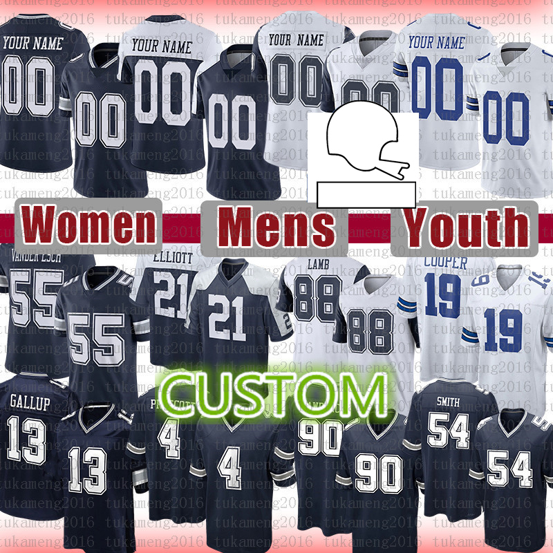 

Custom 13 Gallup Troy Aikman Travis Frederick Football Jersey 88 Irvin Emmitt Jaylon Smith Sean Lee Diggs Martin Charles Haley Bradlee Anae, Mens custom-niuzai