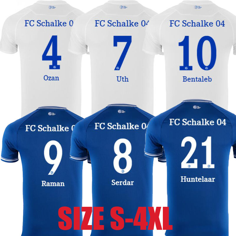 

20 21 Schalke 04 soccer jerseys Huntelaar 2021 2020 thailand Uth OZAN McKennie Caligiuri Raman BENTALEB Ibisevic football shirts, Home 1