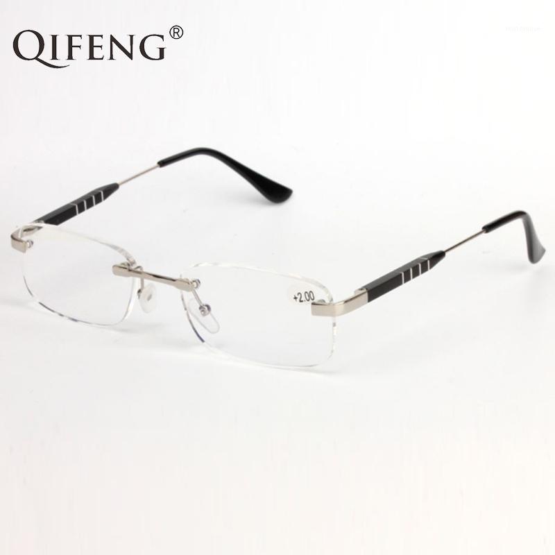 

Reading Glasses Men Women Rimless Diopter Presbyopic Female Male Degree Eyeglasses +1.0+1.5+2.0+2.5+3.0+3.5+4.00 QF2861