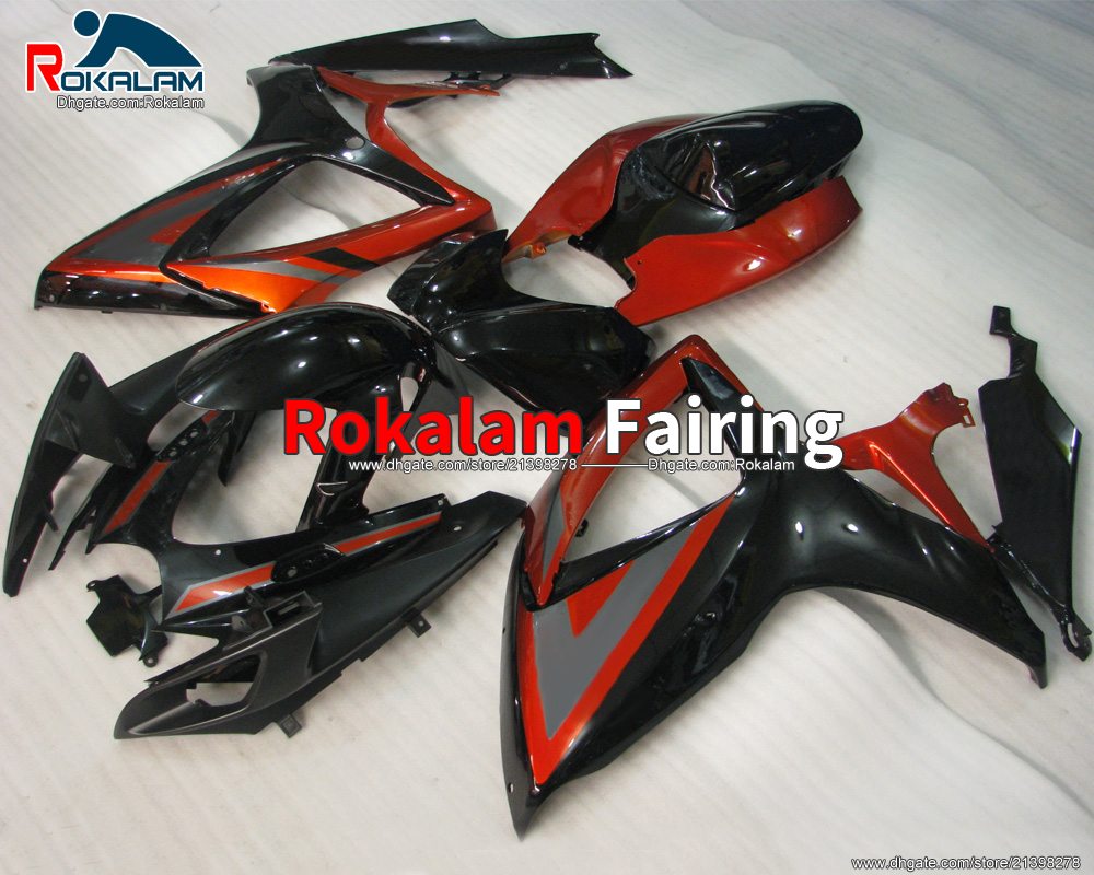 

Shell For Suzuki GSXR600 GSX-R750 06 07 2006 2007 Fairing Parts Body Kits GSXR750 K6 Motorcycle Fairings (Injection Molding), Customize