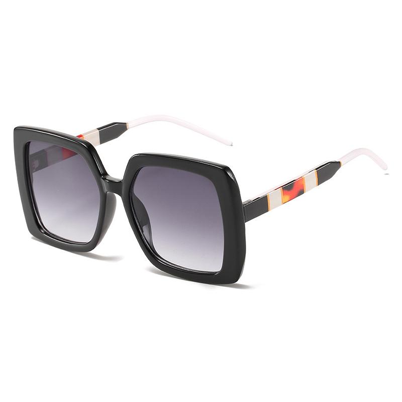

Sunglasses 2021 Square Women Men Fashion Rectangle Color Lens Frame Leopard Comfortable Brand Designer UV400