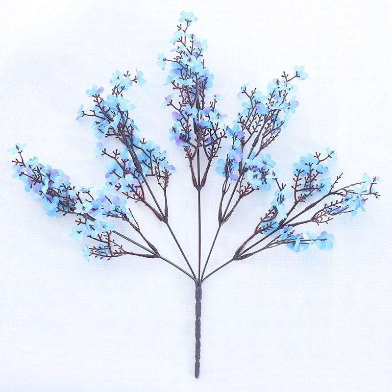 

Artificial Flowers Silk Gypsophila Flowers Lifelike Fake Floral Babysbreath for Home Wedding Decor XHC88, Purple