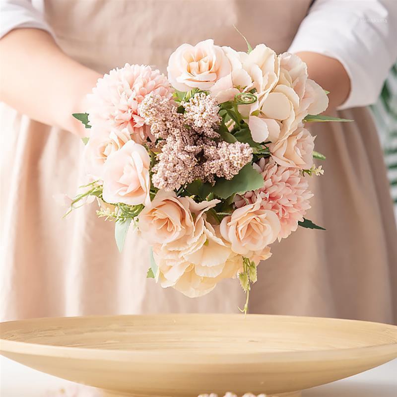 

Artificial Bouquet Simulated Wedding Bouquet Home Decor Flower Photo Prop1