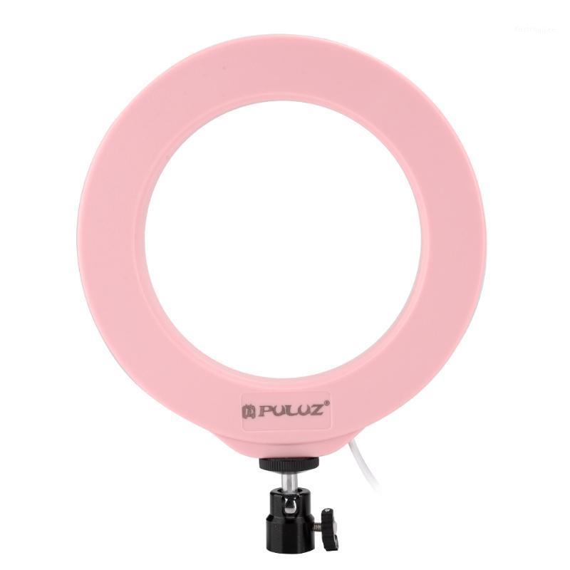

PULUZ PU378F 2835 72pcs LED 3 Color Lighting Mode Adjustable USB Port Ring Fill Light Pink Phone Light1