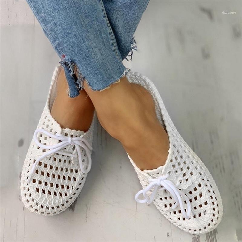 

Summer Slippers Shoes Woman 2020 Closed Toe Breathable Flip Flops Women Hollow Out Lace Up PVC Outdoor Flat Beach Slides Sandals1, Khaki