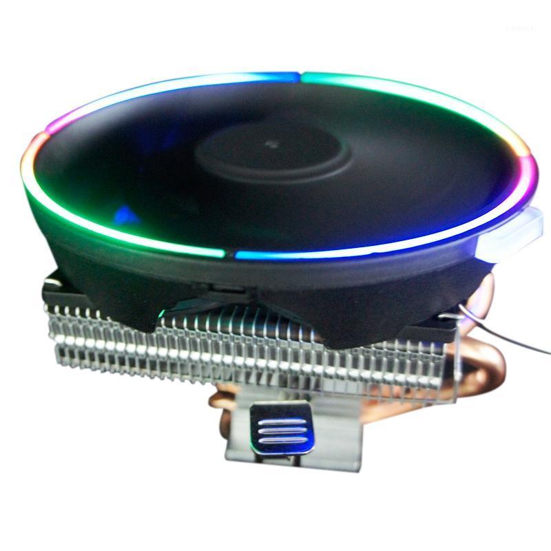 

KEEPRO CPU Cooler 2 Pure Copper Heat Pipe Cooling Tower Down Pressure Cooling System 12 cm CPU Fan Radiator for Inte1