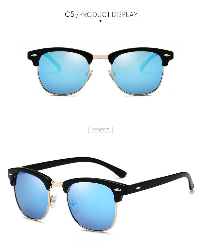 

Polarized sunglasses for men and women Sunglasses for women semi-rimless classic men