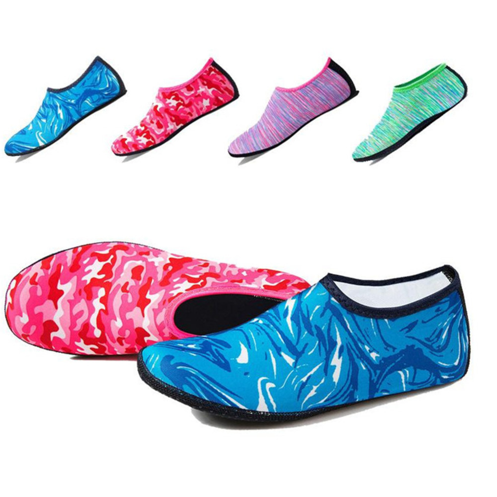 

Beach Swimming Water Sport Socks Kids Men Women Snorkeling Anti Slip Shoes Yoga Dance Surfing Diving Shoes Camouflage Striped