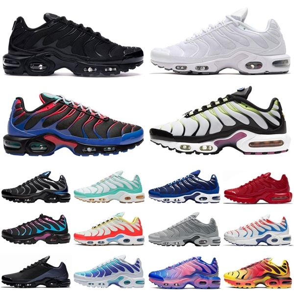 

Newest tn plus SE men women sport shoes triple black white athletics outdoor mens womens trainers sports sneakers runners size 36-45