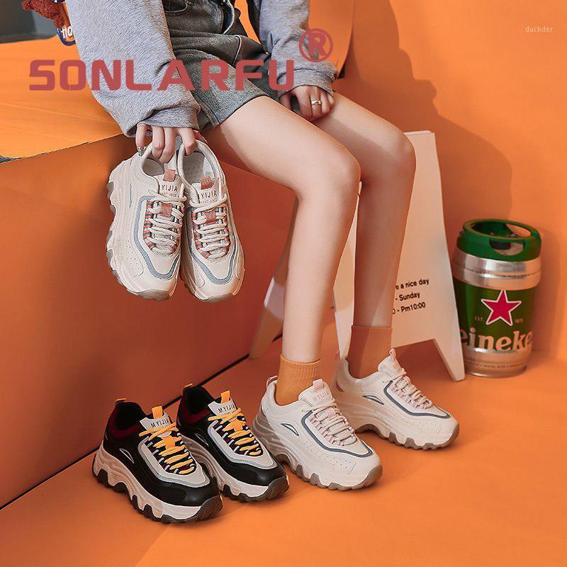 

Outdoor dad shoes women's autumn and winter new all-match Super Hot Sports Leisure Show feet small thick bottom increased1, Black