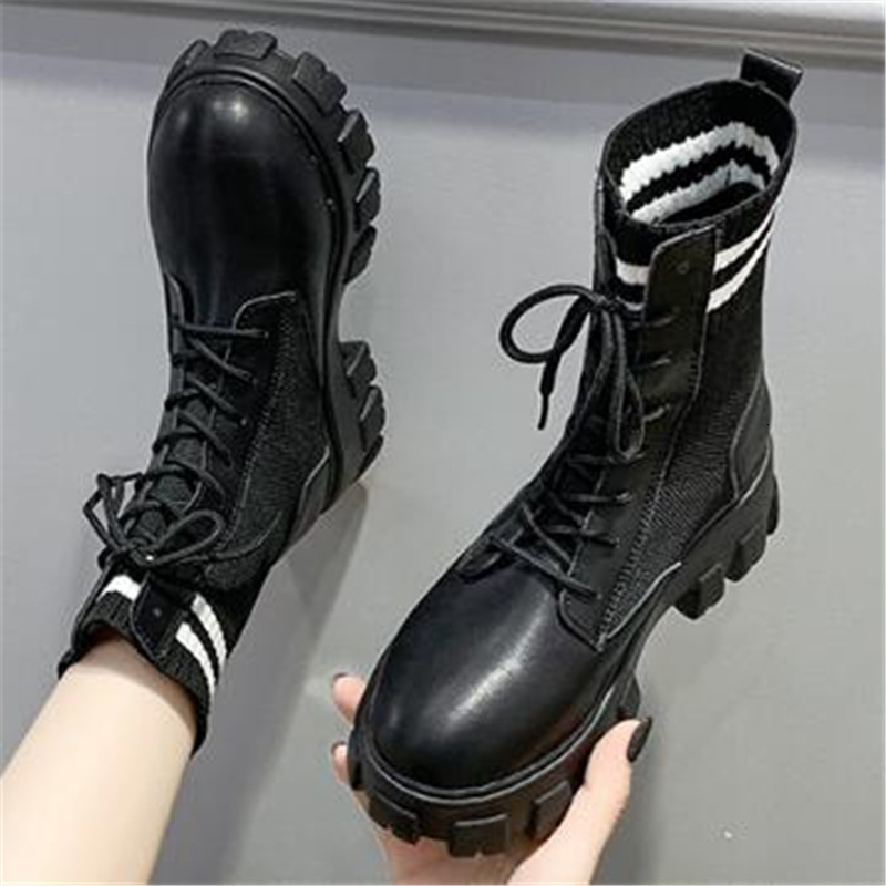 

Women 2021 New Autumn 5.5 in Heels Wholesale Shoes Middle Black Boots 3248, Beige