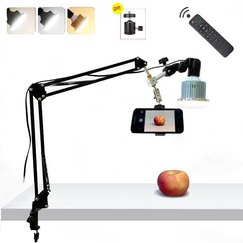 

Phone Photography 35W LED Lamp Suspension Arm Bracket Table Stand Kits For Photo Live Video Shooting Fill Light 3 Lighting Mode1