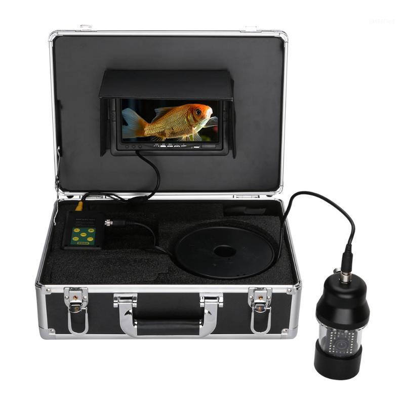 

7 Inch DVR Recorder 20m/50m/100m Underwater Fishing Video Camera Fish Finder IP68 Waterproof 38 LEDs 360 Degree Rotating Camera1
