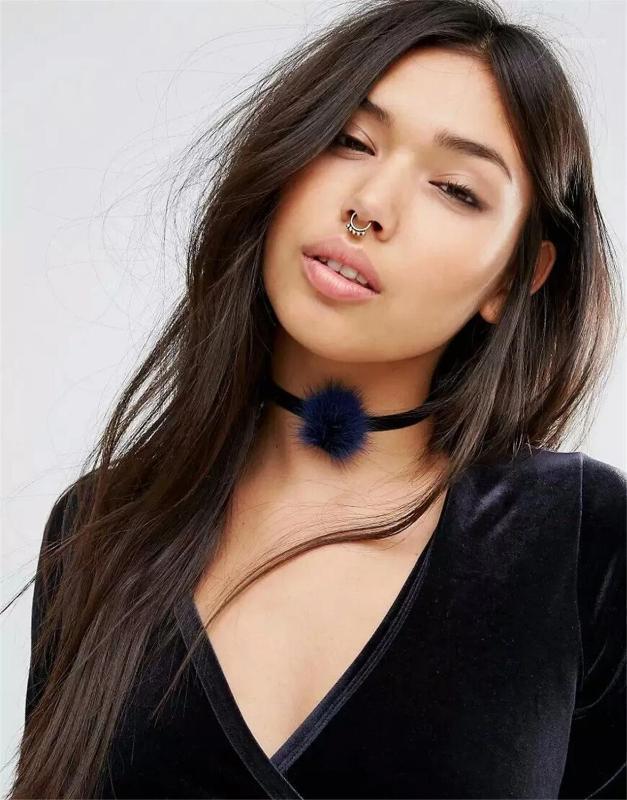 

New Bohemian Ethnic Pom Pom Cotton Ball Charm Tassel Fringe Statement Necklace For Women Female Night Club Party Jewelry Gift1