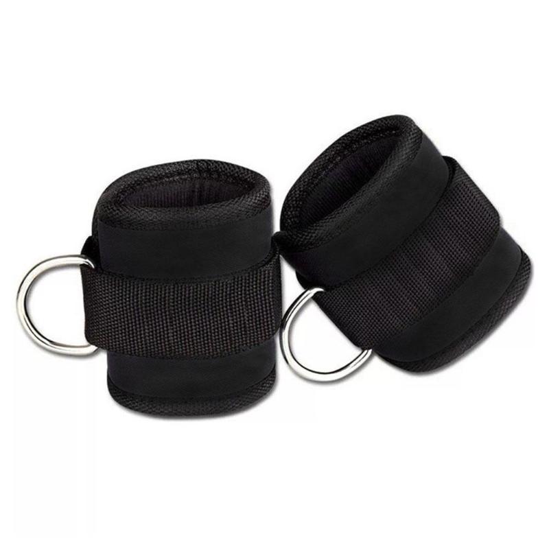 

Ankle Support 1 Double Loop D Buckle Strap Straps Neoprene For Cable Leg Padded Outdoor Cuffs Fitness Workout Machines K5Z6, Blue;black