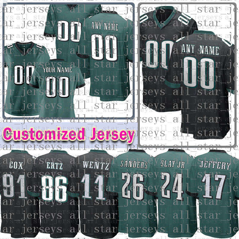 

Football Men Youth Women Custom Jersey Darren Sproles Reggie White Randall Cunningham Brandon Graham Boston Scott Jake Elliott Will Parks, Mens custom-laoying