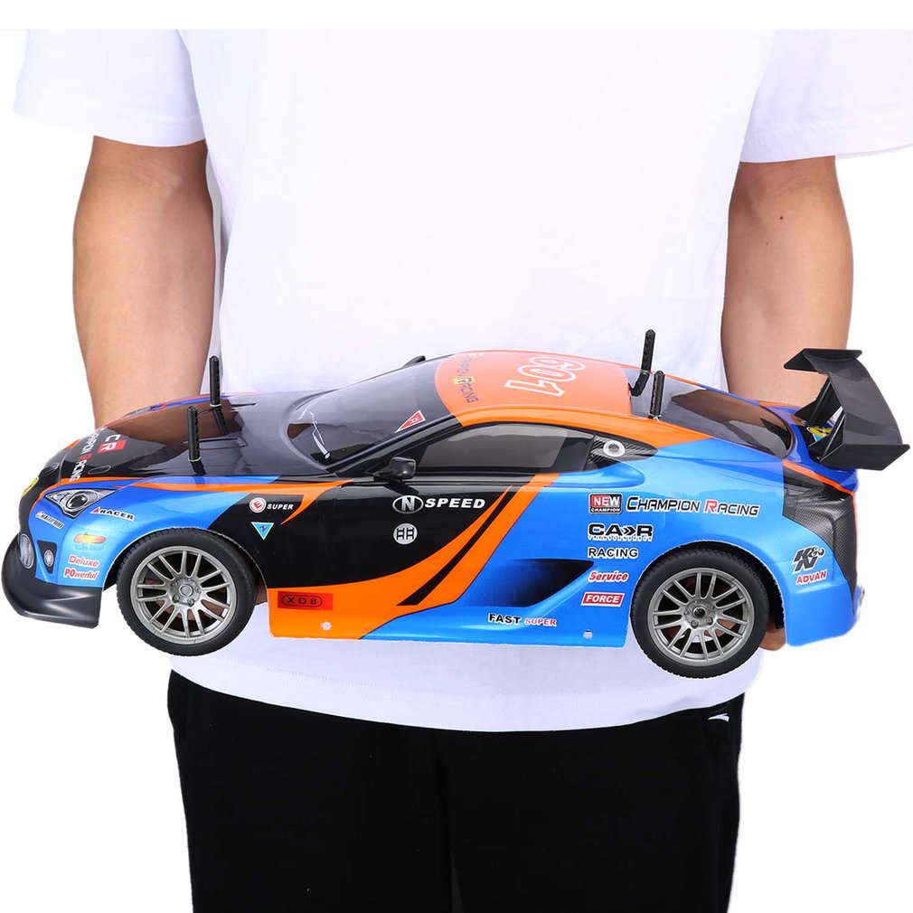 

Racing Car 1:10 RC Model Car 25KM/h Flat Sports Drift Vehicle Toys 2 Batteries EU Plug For Children
