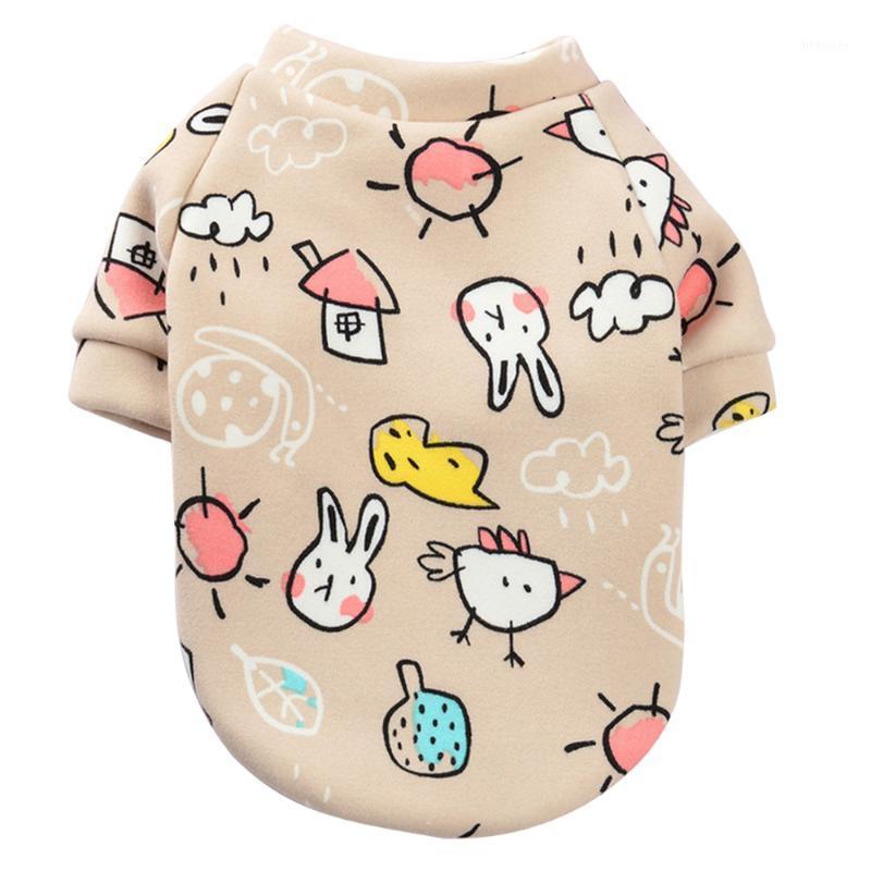 

Pet Dog Clothes Cartoon Print Dog Sweatshirt Winter Warm Coat Cats Pullover Coat Pet Clothes Supplies1