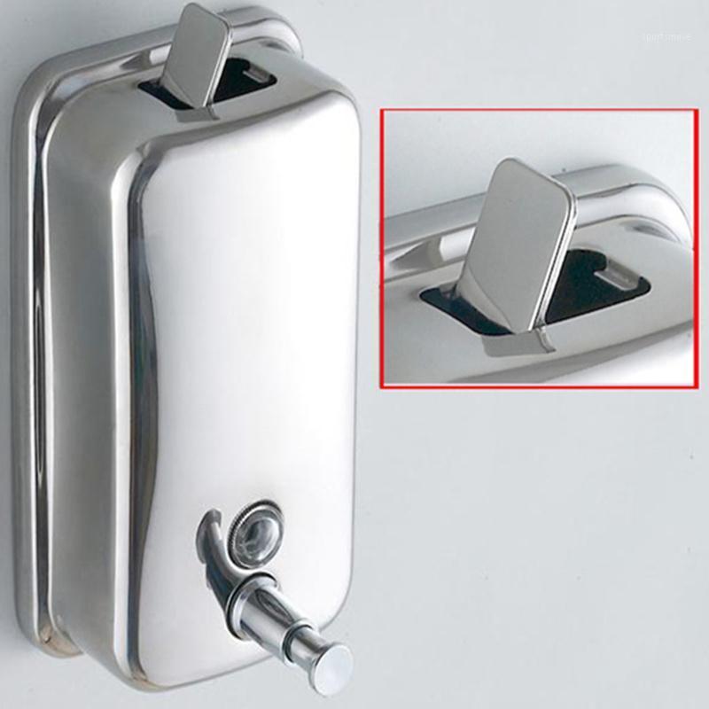 

High Quality Wall Mounted Stainless Steel Bathroom&Kitchen Liquid Soap Dispenser 500ml 800ml 1000ml,Free Shipping.1