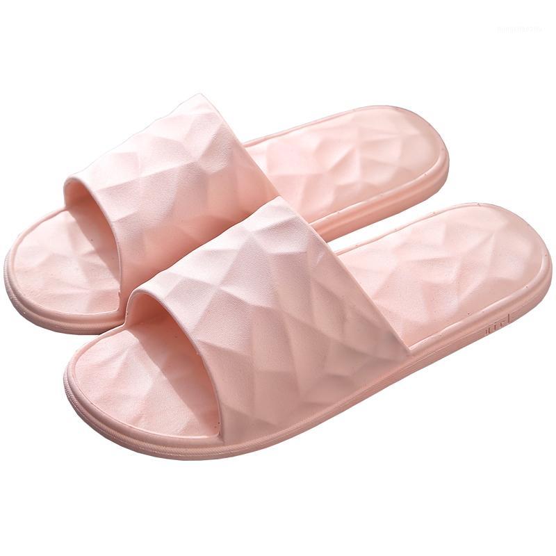 

Bathroom slippers woman summer home bath anti-skid Deodorant Indoor guests lovers floor sandals men wear outside1, Pink