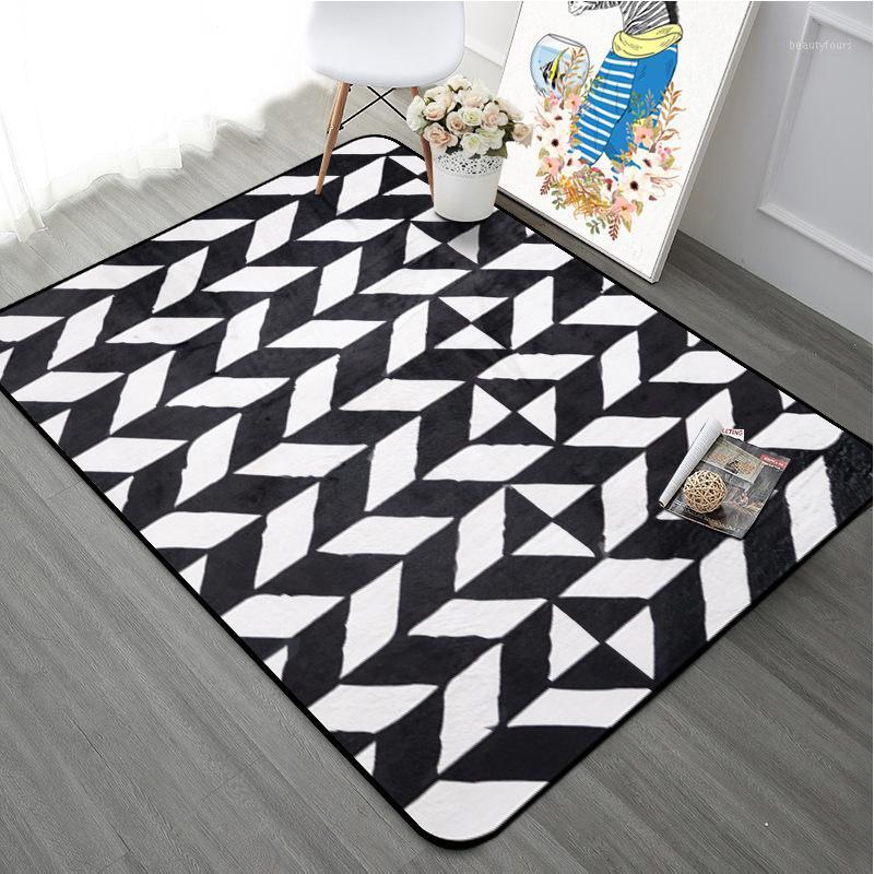 

Simply Geometric Carpet Thicken 15mm Play Mat Large Carpets for Living Room Non-Slip Arrow Area Rugs Floor Mat Door Bath Mats1, Color5