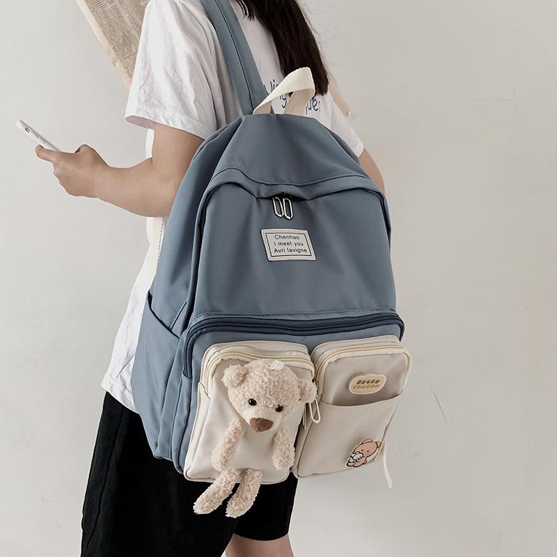 

Backpack Style Schoolbag Female Korean Version Harajuku Junior High School Birthday Cute Student Girl Mori