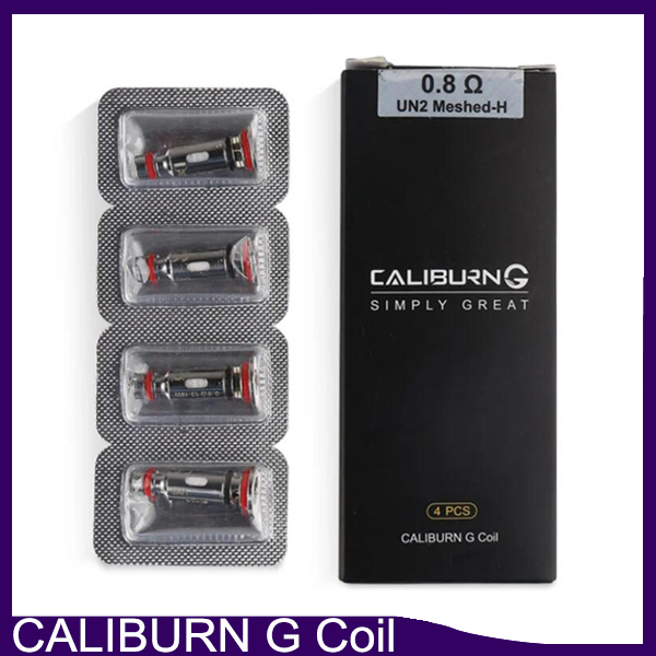 

100% Original Caliburn G Coil Mesh 0.8ohm UN2 Meshed-H Replacement Coils Head For Caliburn G Pod System Kit