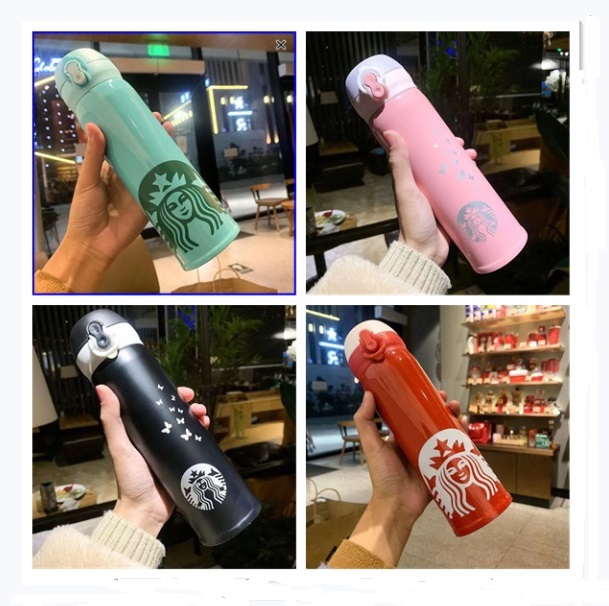 

2021 New Arrive Starbucks Thermos Cup 500ML Vacuum Flasks Thermos Stainless Steel Insulated Thermos Cup Coffee Mug Travel Drink Bottle, As show