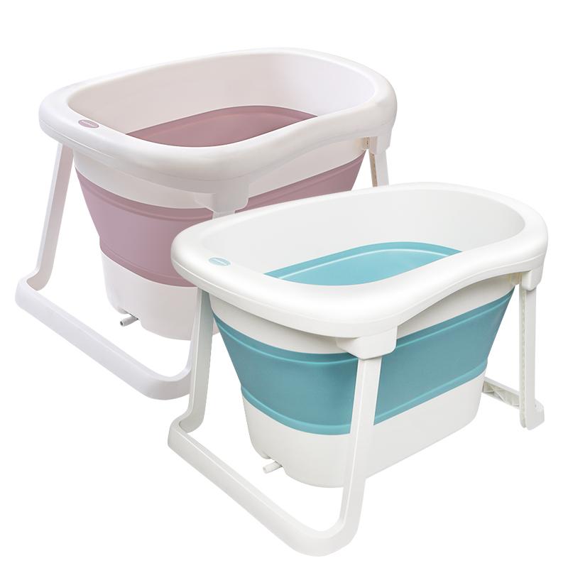 

Baby Foldable Tub Baby Child Bath Tub Can Sit Lie Swimming Plus Large Home