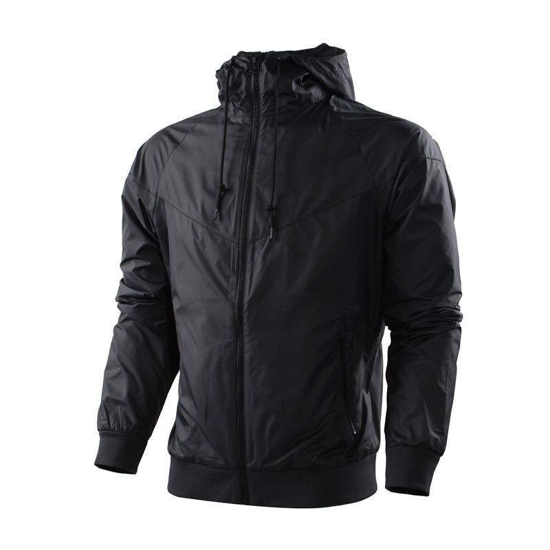 

four seasons jacket men hooded Windproof cycling Mountaineering clothes Run Gym Casual thin Jacket Men Coat, White