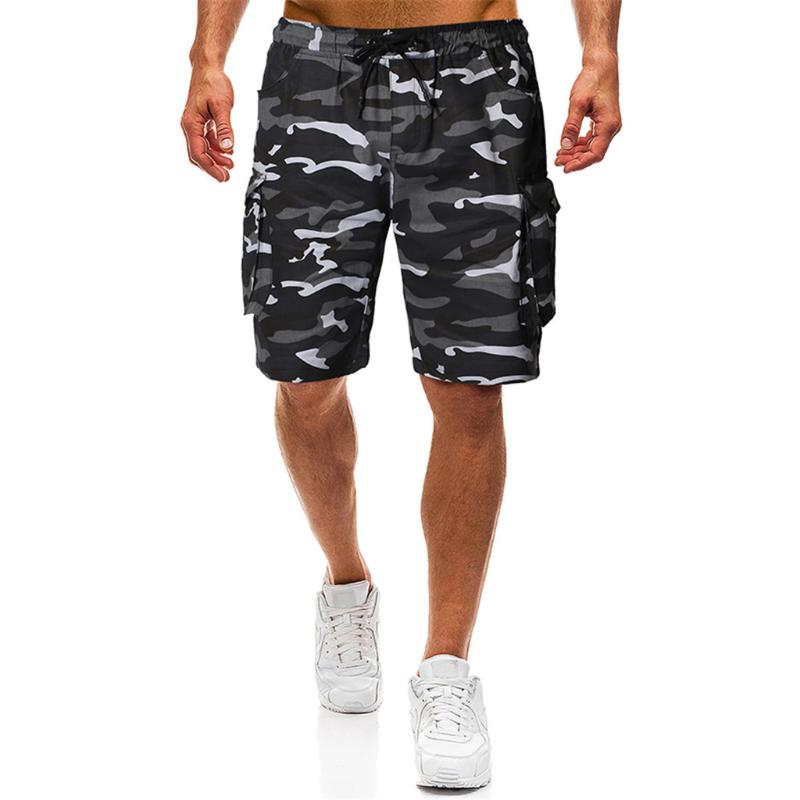 

Camouflage print Loose Cargo Shorts Men Cool Summer Camo Short Pants Hot Sale Homme Cargo Shorts Elastic waist 5.8A, Lzz90417634